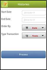 FasaPay Mobile Application - Mutasi Transaksi