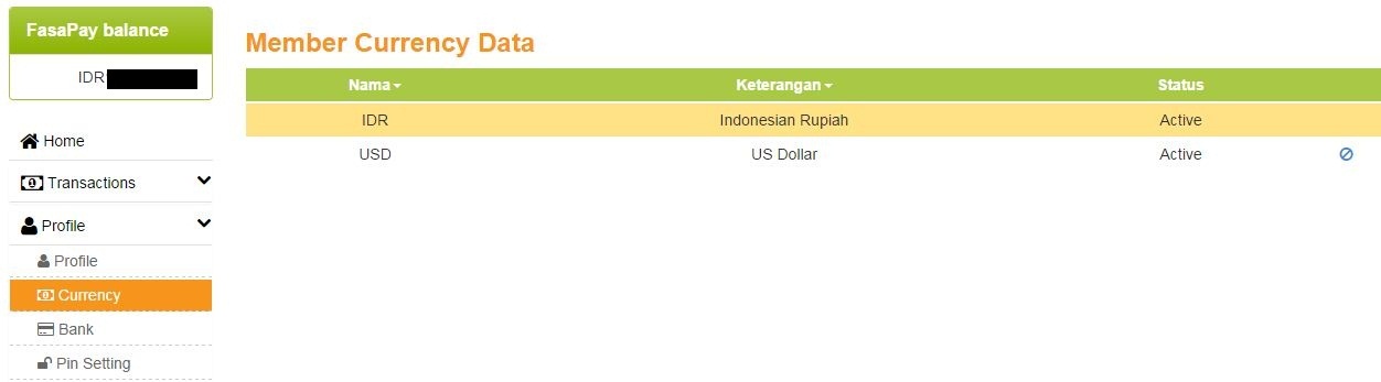 kurensi USD IDR FasaPay